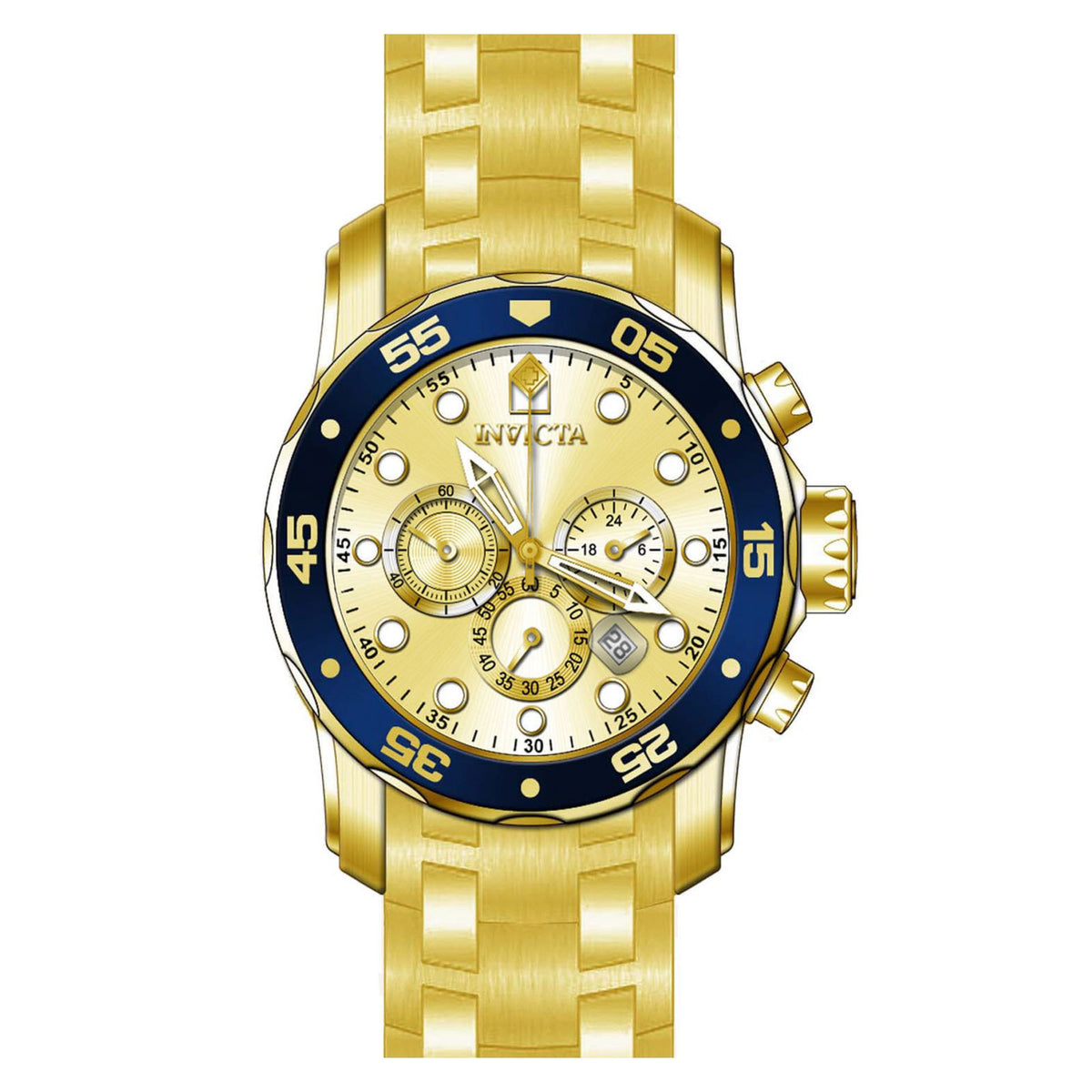 RELOJ  PARA HOMBRE INVICTA PRO DIVER 80068 - ORO