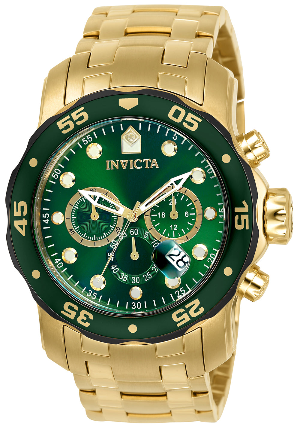 RELOJ  PARA HOMBRE INVICTA PRO DIVER 80072 - ORO
