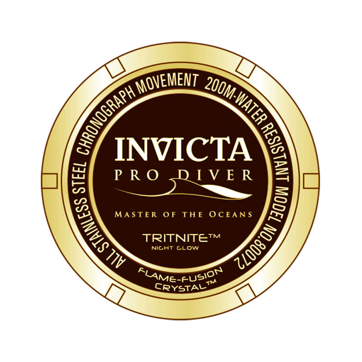 RELOJ  PARA HOMBRE INVICTA PRO DIVER 80072 - ORO