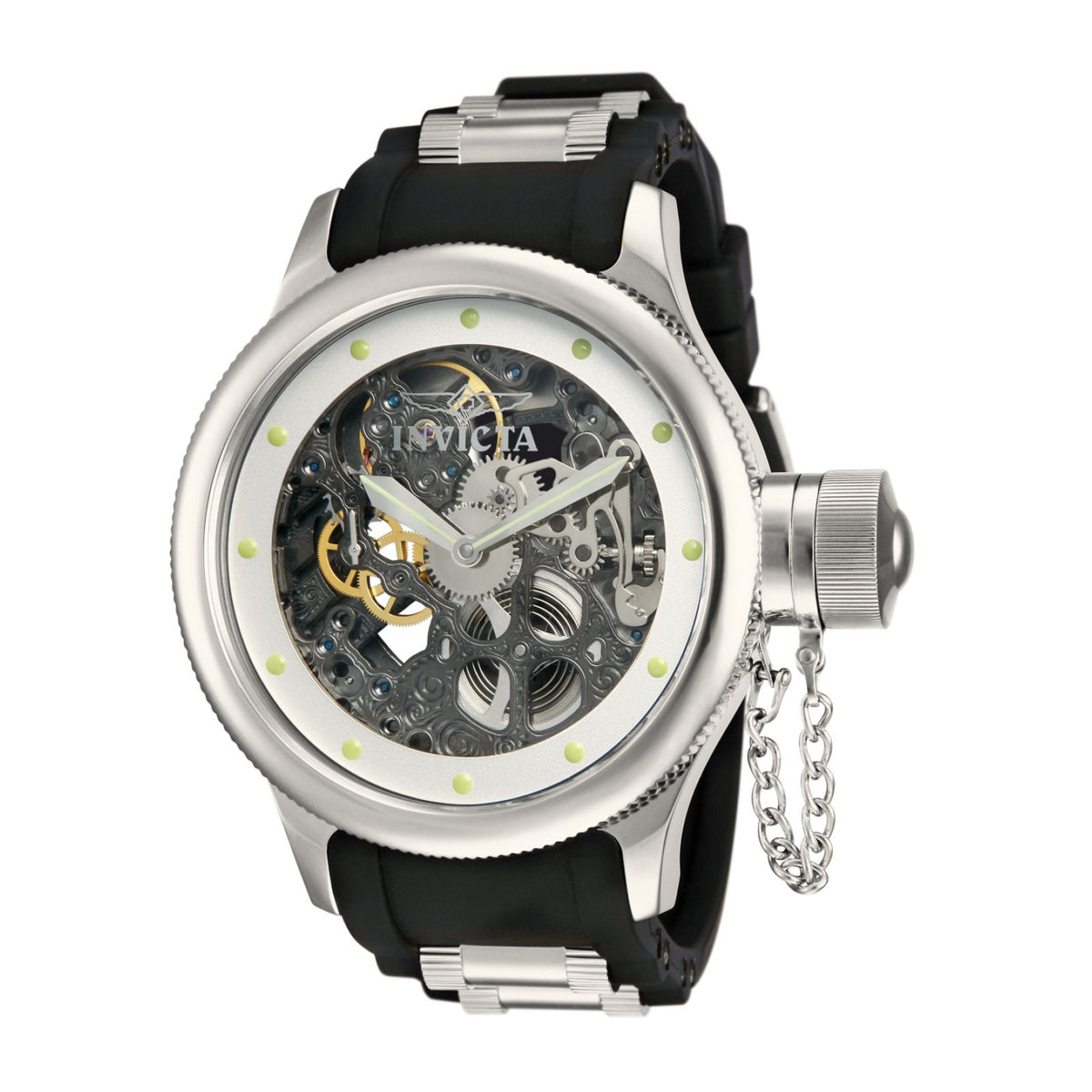 RELOJ  PARA HOMBRE INVICTA RUSSIAN DIVER 80114 - ACERO NEGRO