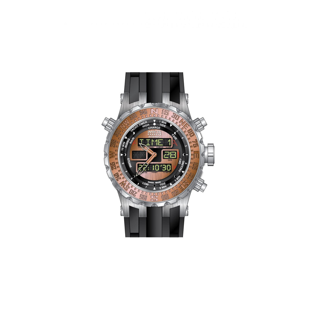RELOJ DEPORTIVO PARA HOMBRE INVICTA RESERVE 12590 - NEGRO