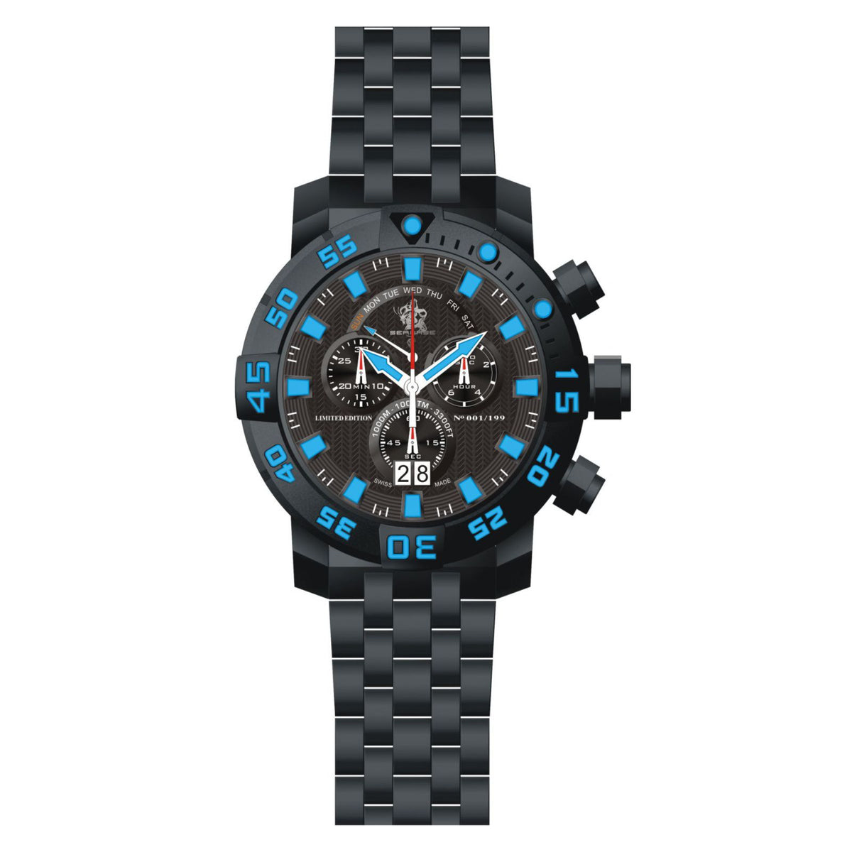 RELOJ  PARA HOMBRE INVICTA SEA BASE 14253 - NEGRO