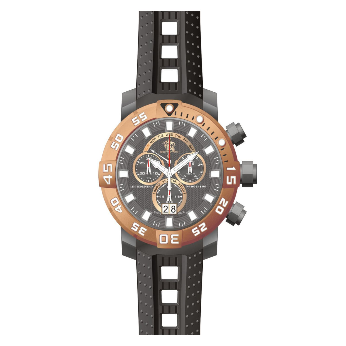 RELOJ  PARA HOMBRE INVICTA SEA BASE 14260 - NEGRO