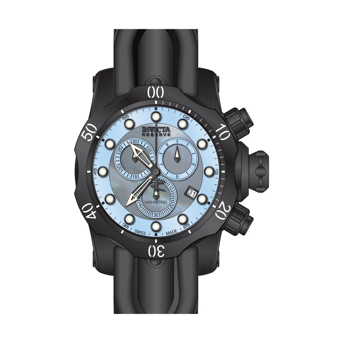 RELOJ  PARA HOMBRE INVICTA VENOM 80581 - NEGRO