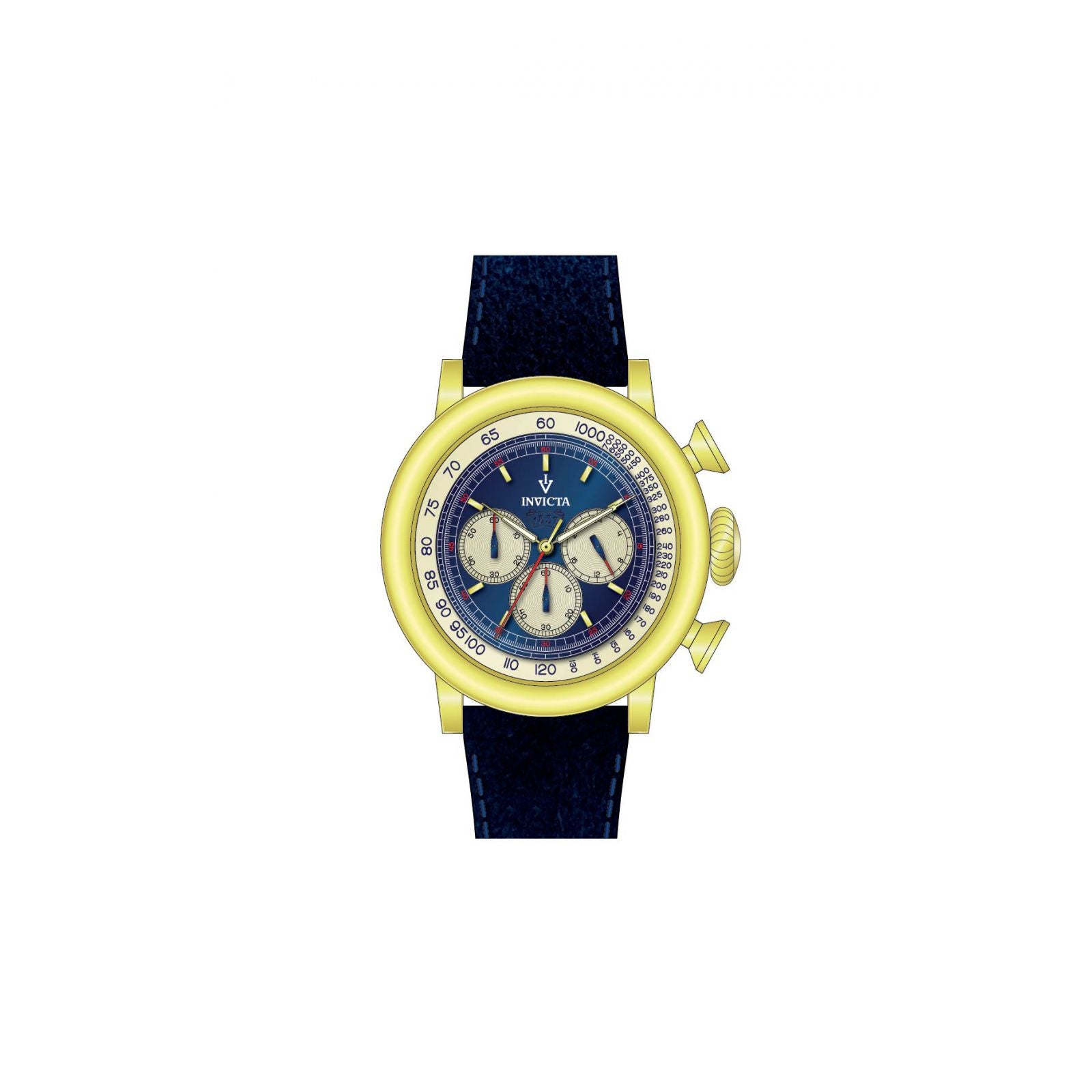 RELOJ CLASICO PARA HOMBRE INVICTA VINTAGE 13057 AZUL