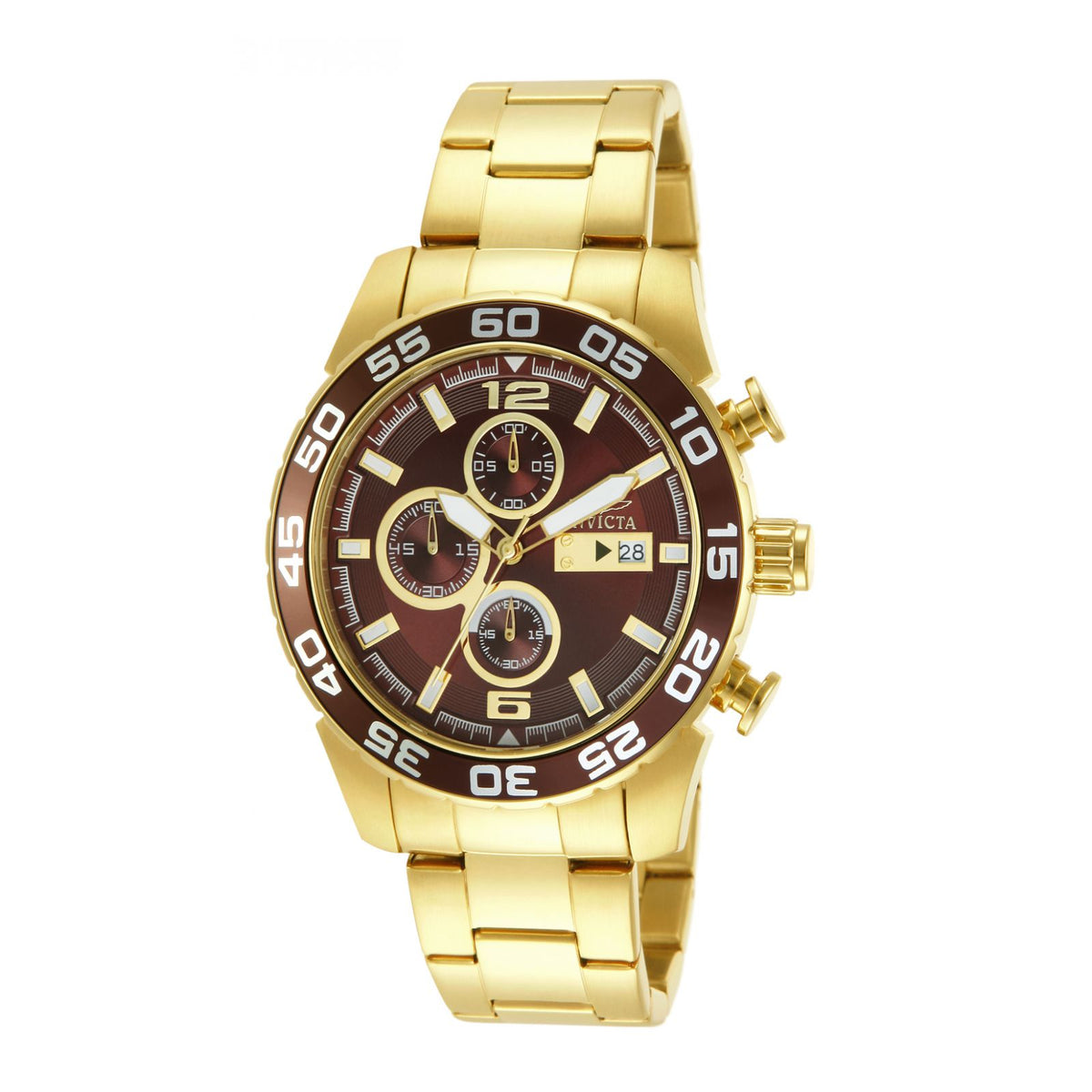 RELOJ CLÁSICO PARA HOMBRE INVICTA SPECIALTY 13676 - DORADO