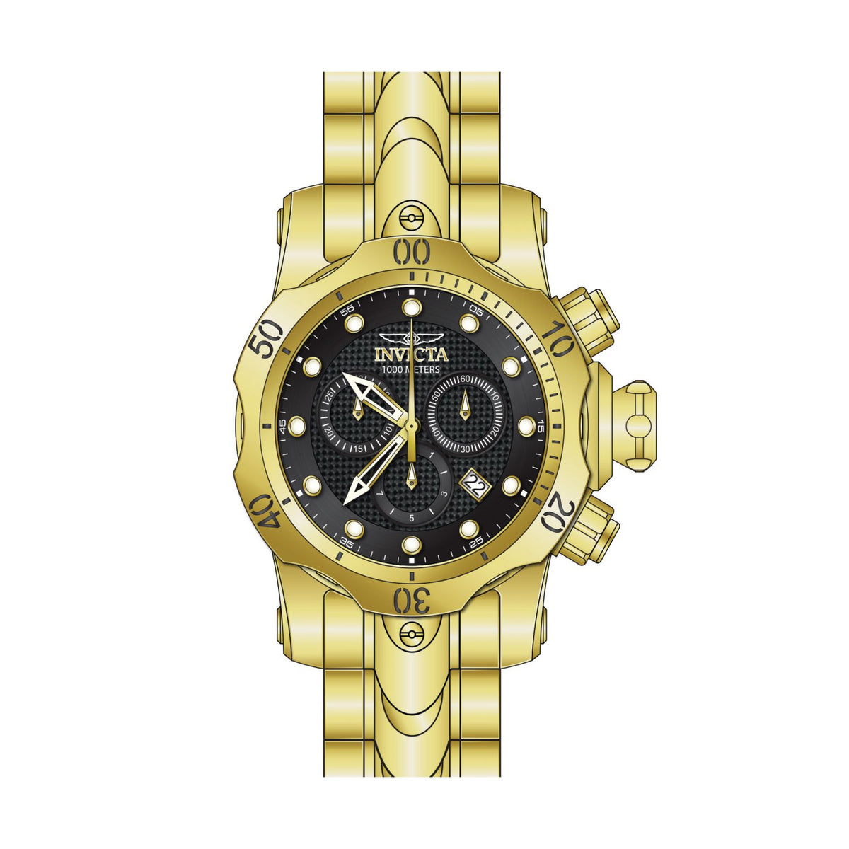 RELOJ  PARA HOMBRE INVICTA VENOM 13902 - ORO