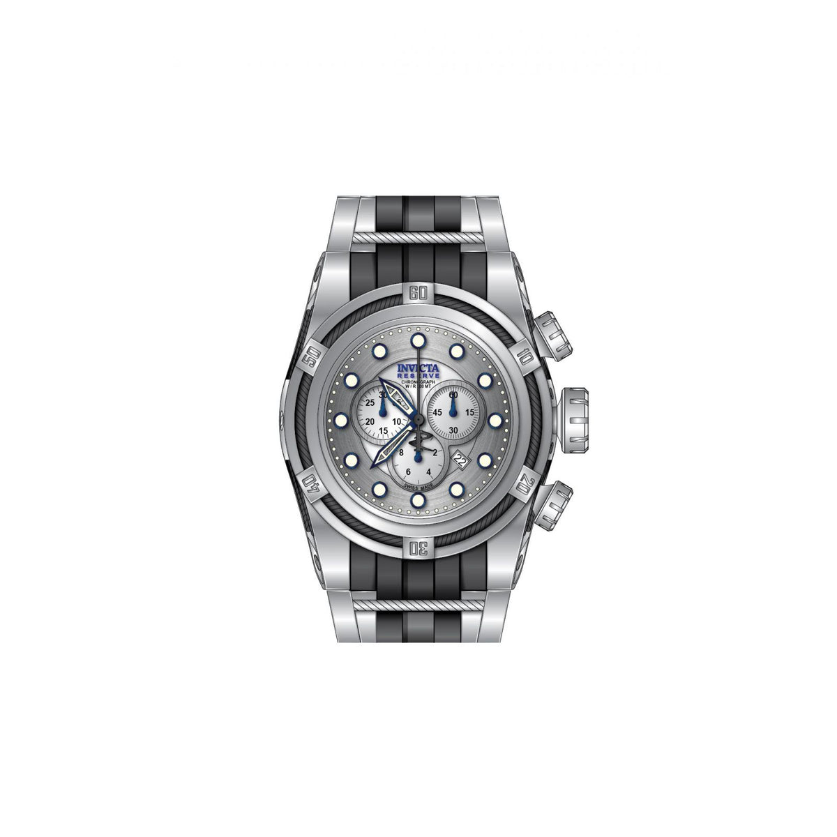 RELOJ  PARA HOMBRE INVICTA RESERVE 14072 - ACERO NEGRO