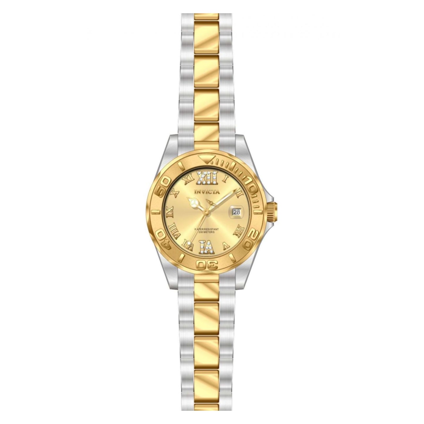 RELOJ  PARA MUJER INVICTA PRO DIVER 14351 - ORO, ACERO