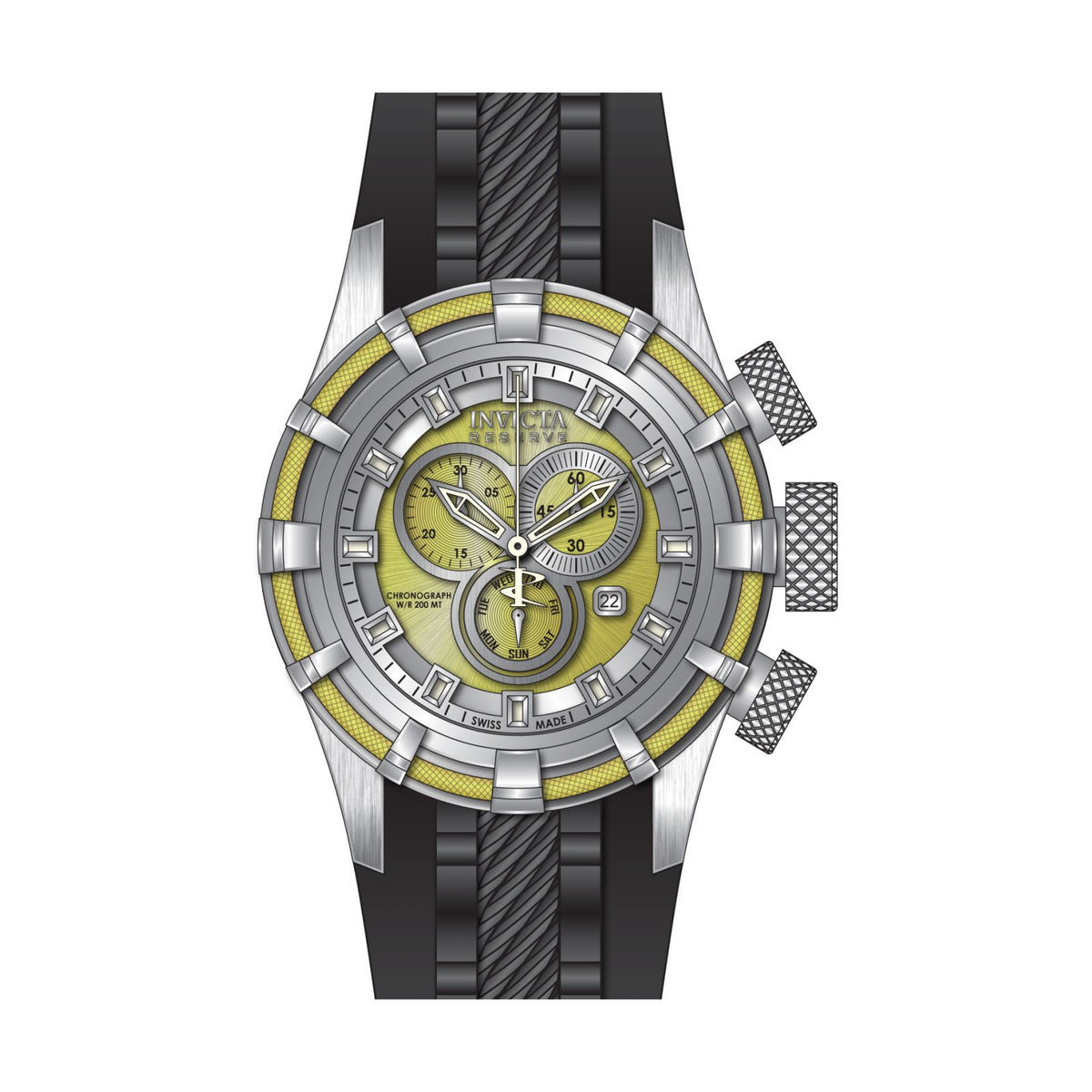 RELOJ DEPORTIVO PARA HOMBRE INVICTA BOLT 15781 - NEGRO