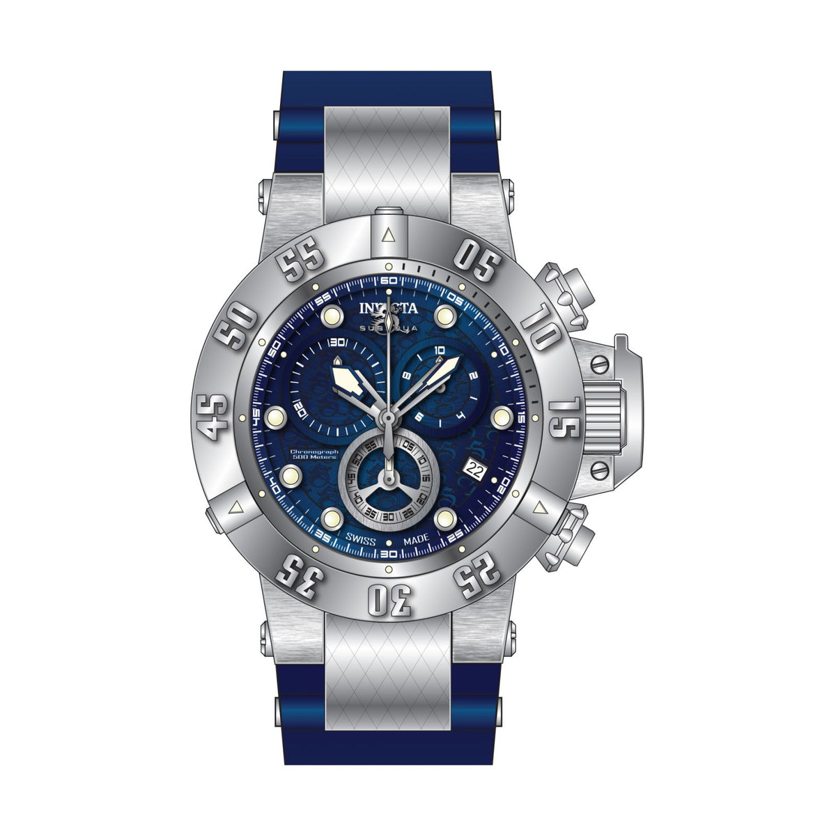 RELOJ  PARA HOMBRE INVICTA SUBAQUA 15798 - AZUL ACERO