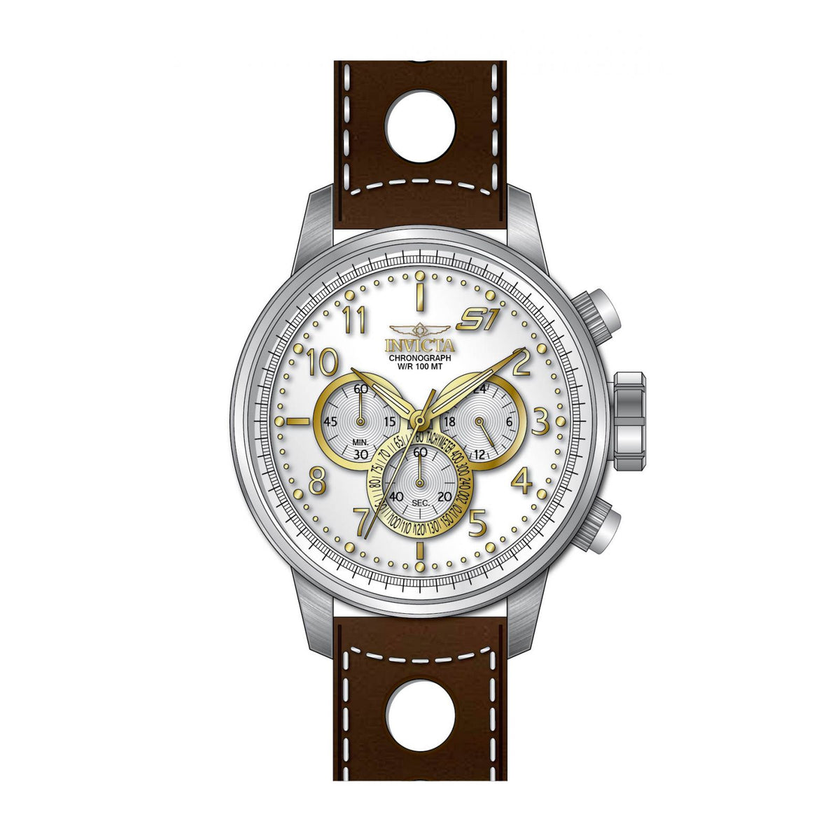 RELOJ CLÁSICO PARA HOMBRE INVICTA S1 RALLY 16010 - MARRÓN