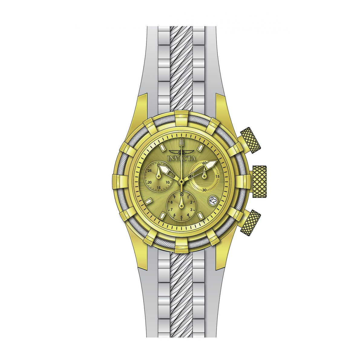 RELOJ DEPORTIVO PARA MUJER INVICTA BOLT 16107 - BLANCO