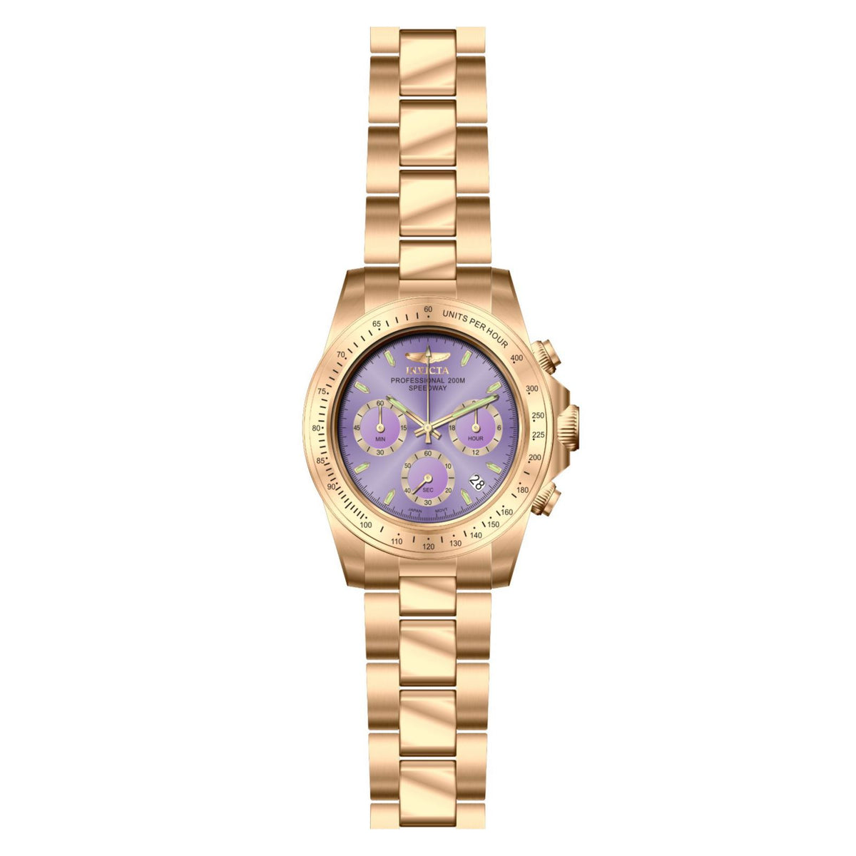 RELOJ  PARA MUJER INVICTA SPEEDWAY 16659 - ORO ROSA