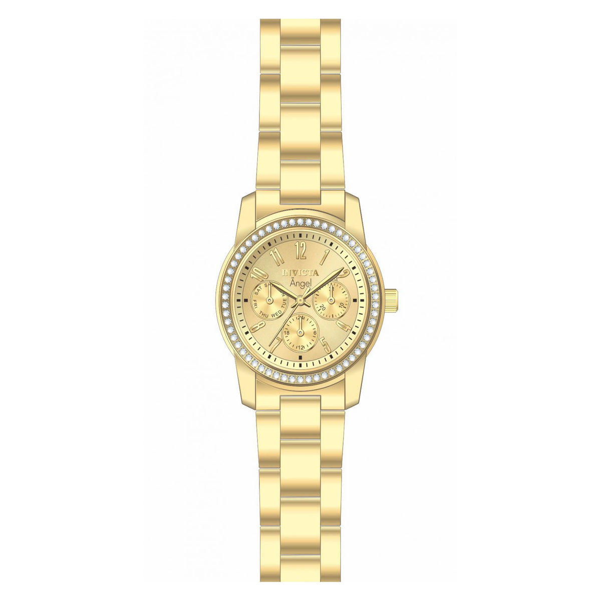 RELOJ  PARA MUJER INVICTA ANGEL 17020 - ORO