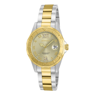 RELOJ  PARA MUJER INVICTA PRO DIVER 17021 - ACERO, ORO