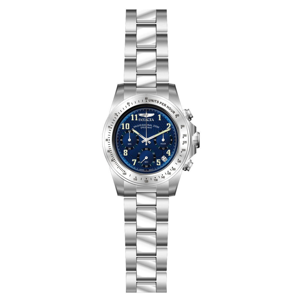 RELOJ  PARA HOMBRE INVICTA SPEEDWAY 17024 - PLATEADO