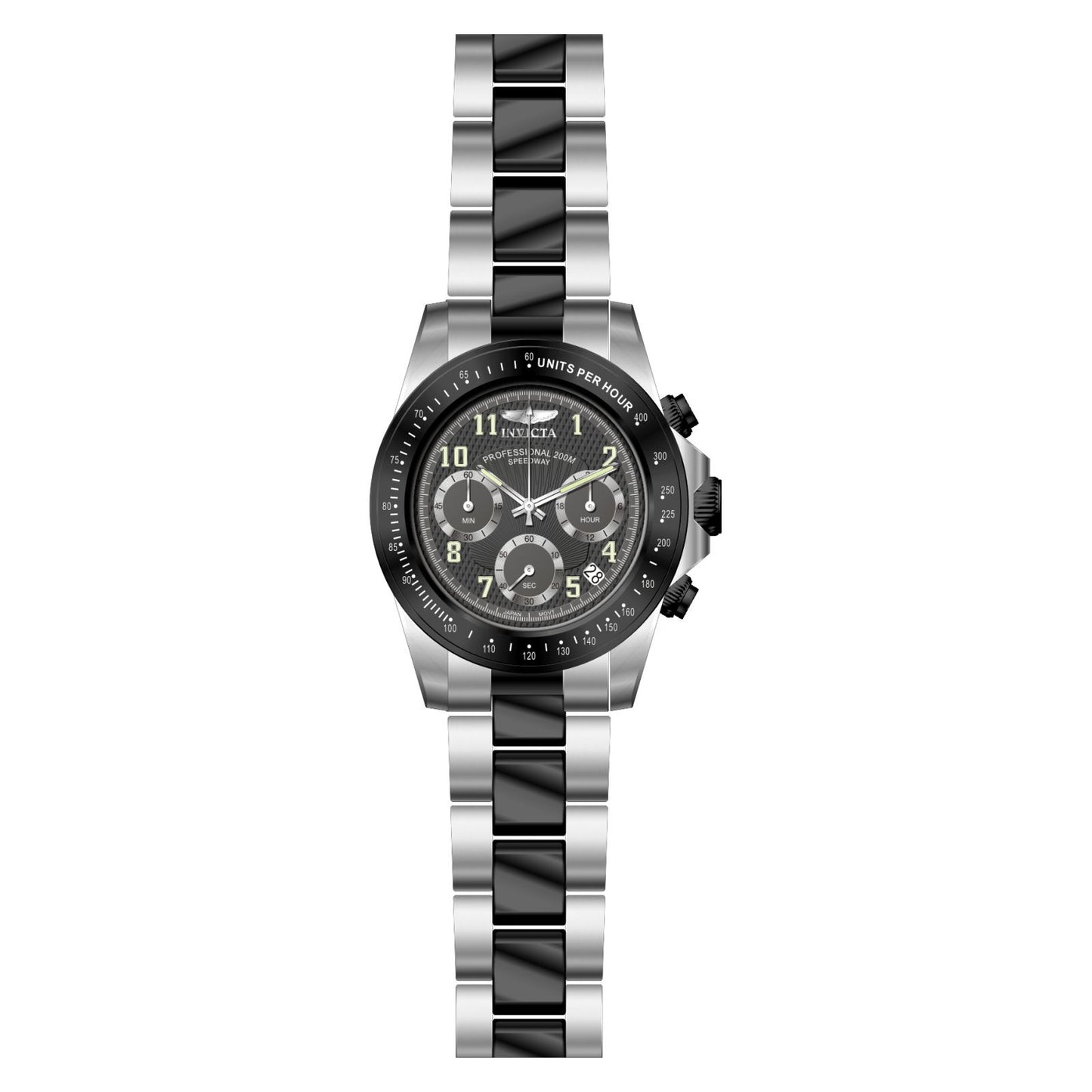 RELOJ  PARA HOMBRE INVICTA SPEEDWAY 17031 - NEGRO, ACERO