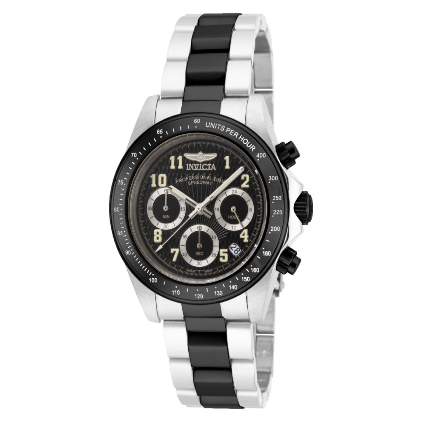 RELOJ  PARA HOMBRE INVICTA SPEEDWAY 17031 - NEGRO, ACERO