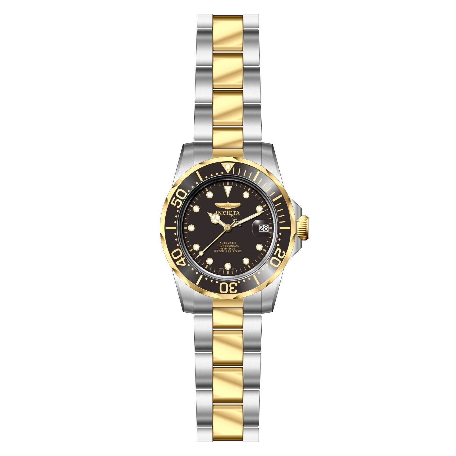 RELOJ  PARA HOMBRE INVICTA PRO DIVER 17043 - DORADO
