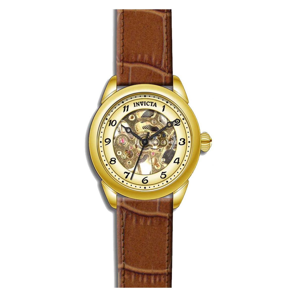 RELOJ CLÁSICO PARA MUJER INVICTA SPECIALTY 17199 - MARRÓN CLARO