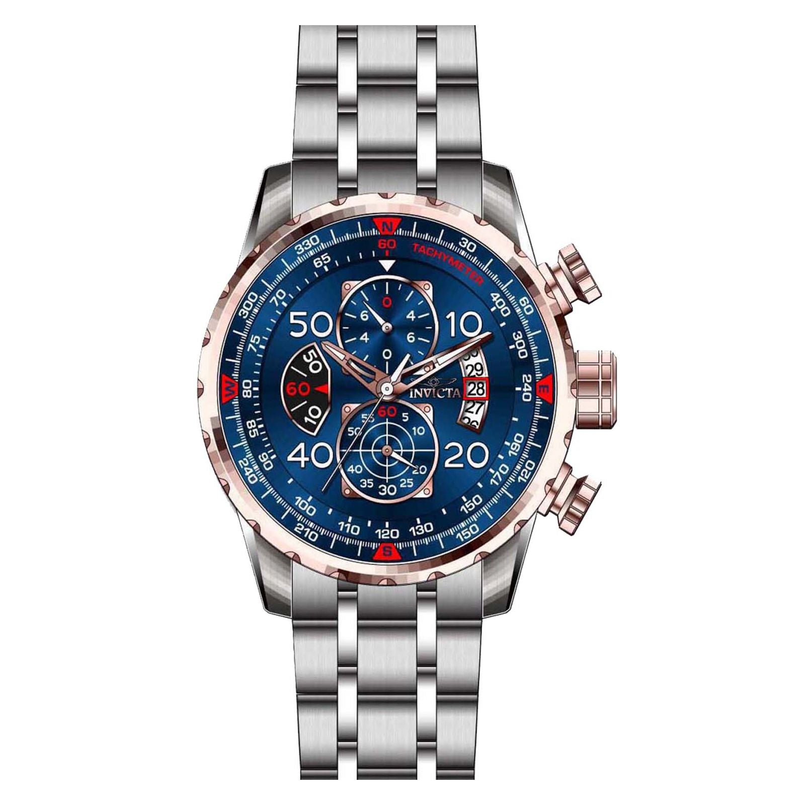 Compra RELOJ PARA HOMBRE INVICTA AVIATOR 17203 - PLATEADO