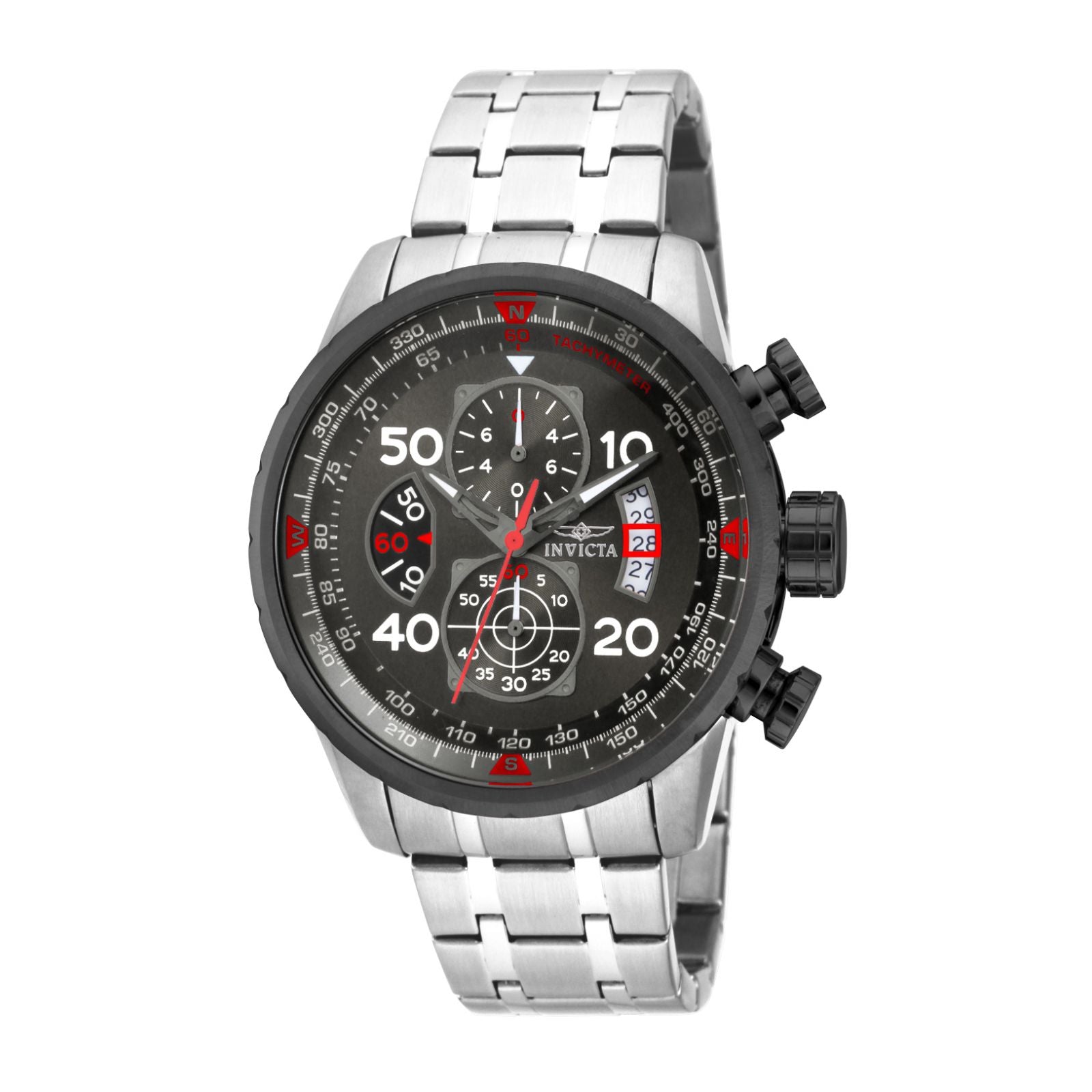RELOJ  PARA HOMBRE INVICTA AVIATOR 17204 - PLATEADO