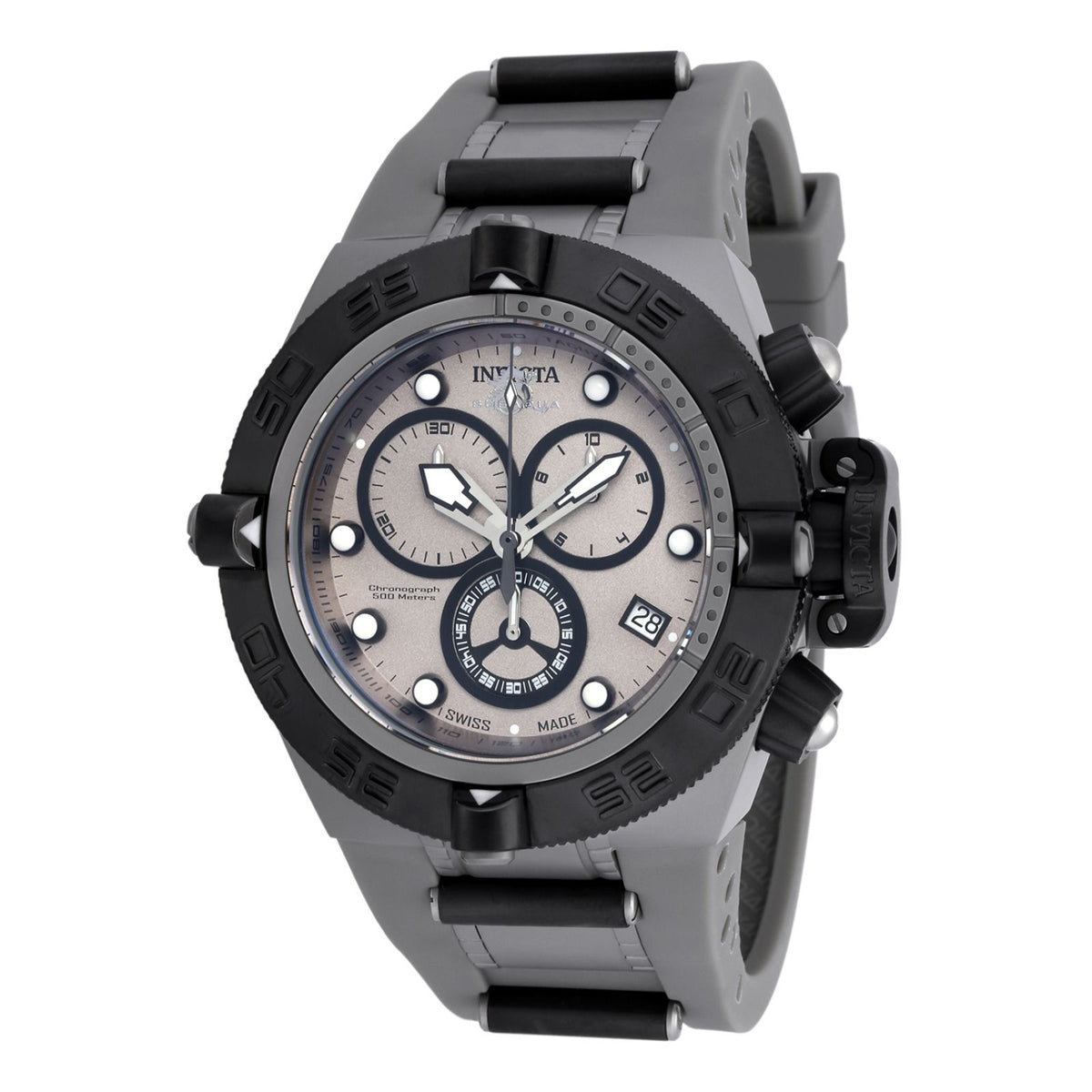 RELOJ  PARA HOMBRE INVICTA SUBAQUA 17210 - NEGRO, TITANIO, GRIS