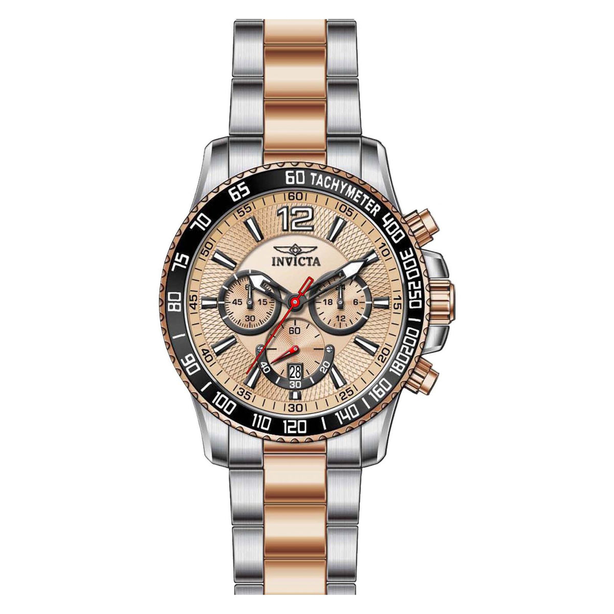 RELOJ CLÁSICO PARA HOMBRE INVICTA SPECIALTY 15615 - ACERO, ORO ROSA