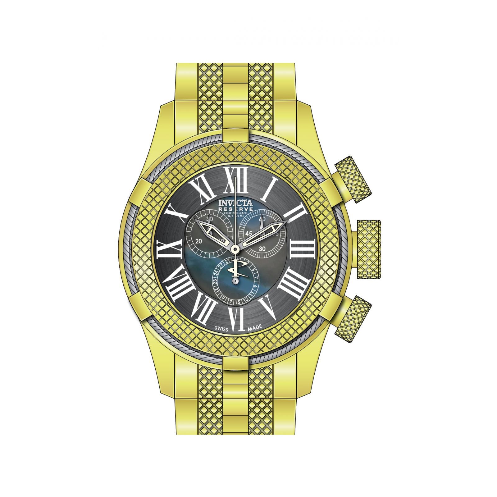 RELOJ  PARA HOMBRE INVICTA BOLT 17433 - ORO