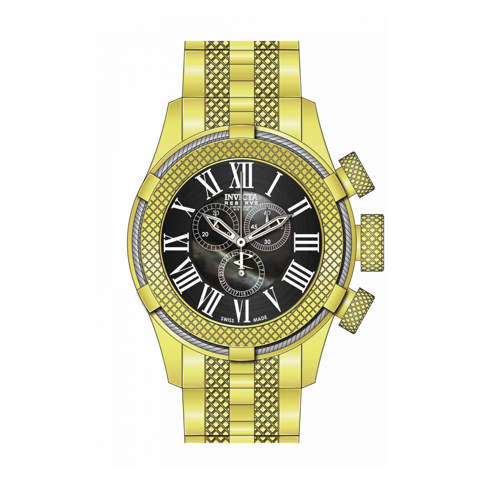 RELOJ  PARA HOMBRE INVICTA BOLT 17433 - ORO