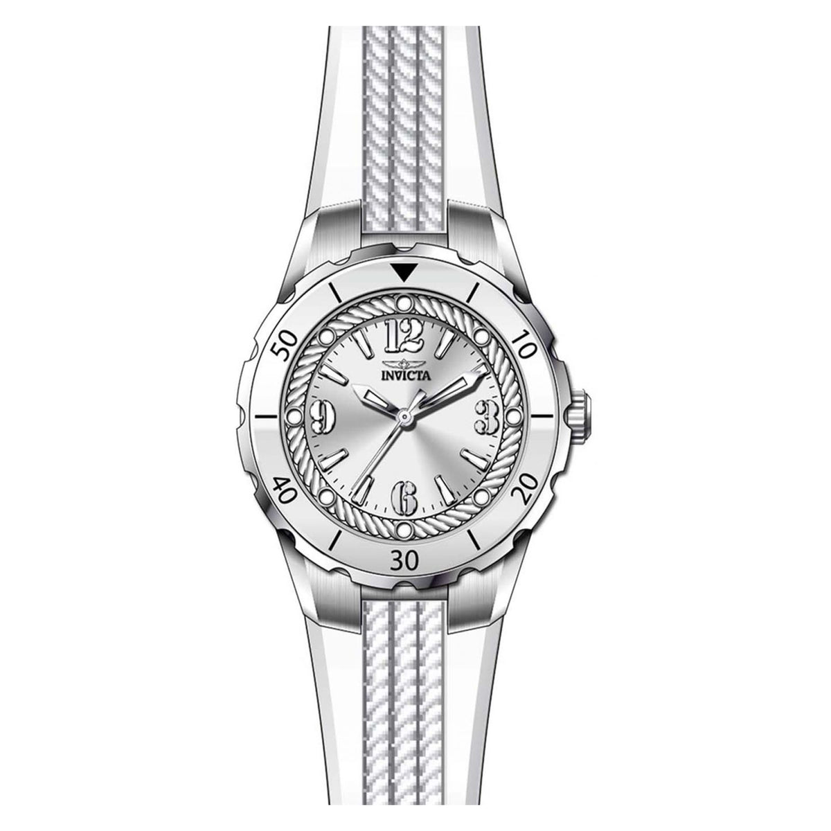 RELOJ DEPORTIVO PARA MUJER INVICTA ANGEL 17479 - BLANCO