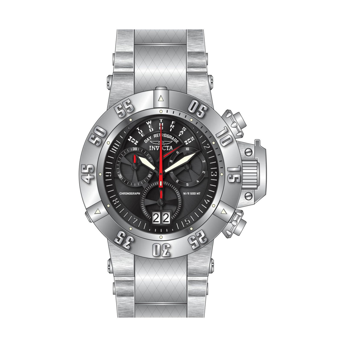 RELOJ  PARA HOMBRE INVICTA SUBAQUA 17611 - ACERO