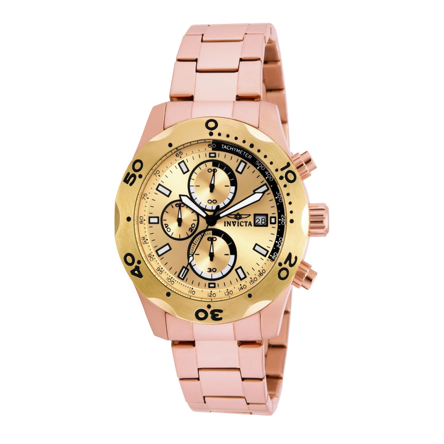 RELOJ CLÁSICO PARA HOMBRE INVICTA SPECIALTY 17755 - ORO ROSA