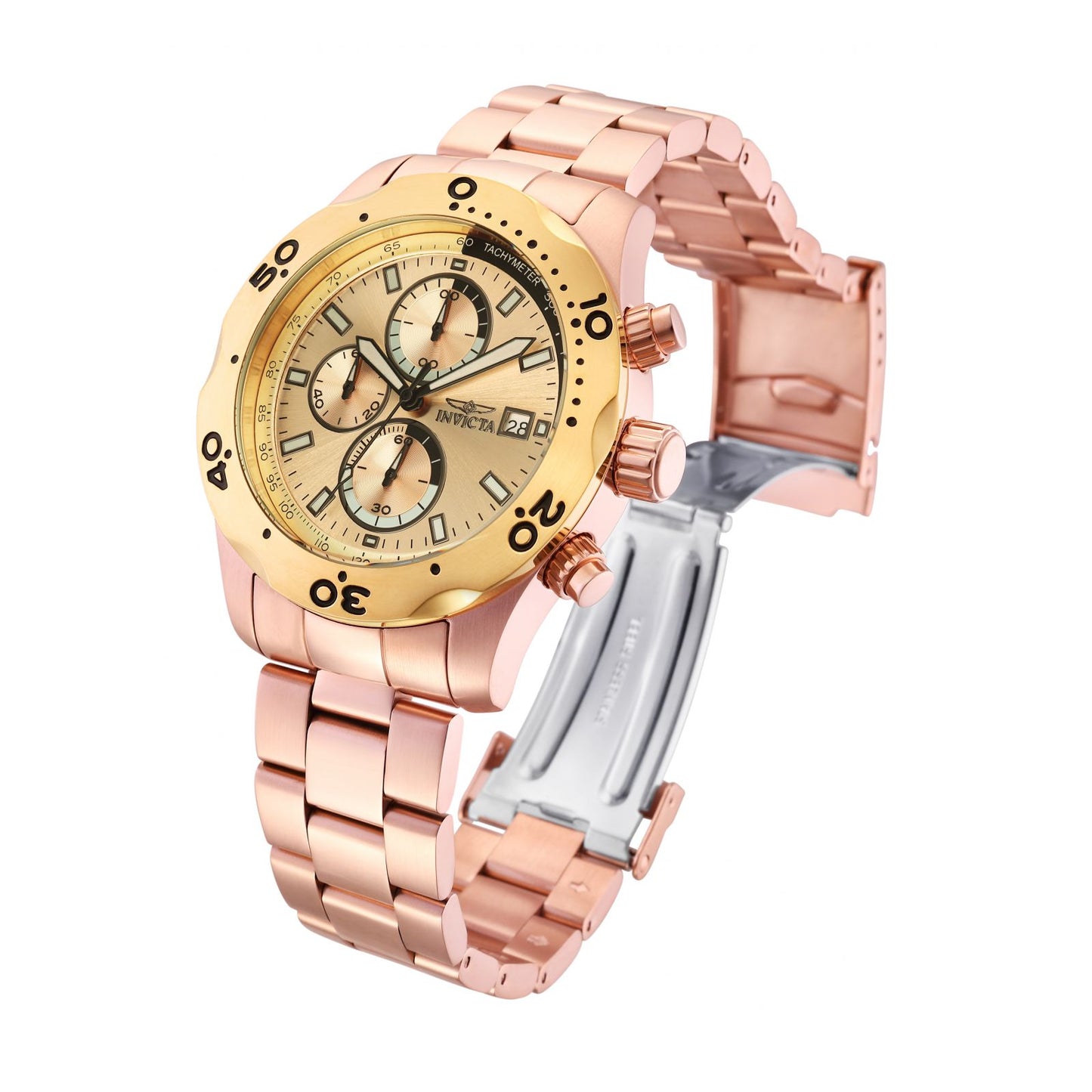 RELOJ CLÁSICO PARA HOMBRE INVICTA SPECIALTY 17755 - ORO ROSA