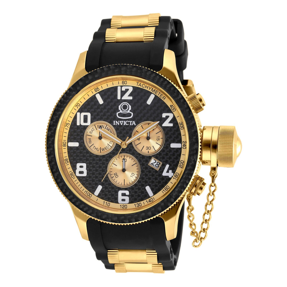 RELOJ  PARA HOMBRE INVICTA RUSSIAN DIVER 17818 - ORO NEGRO