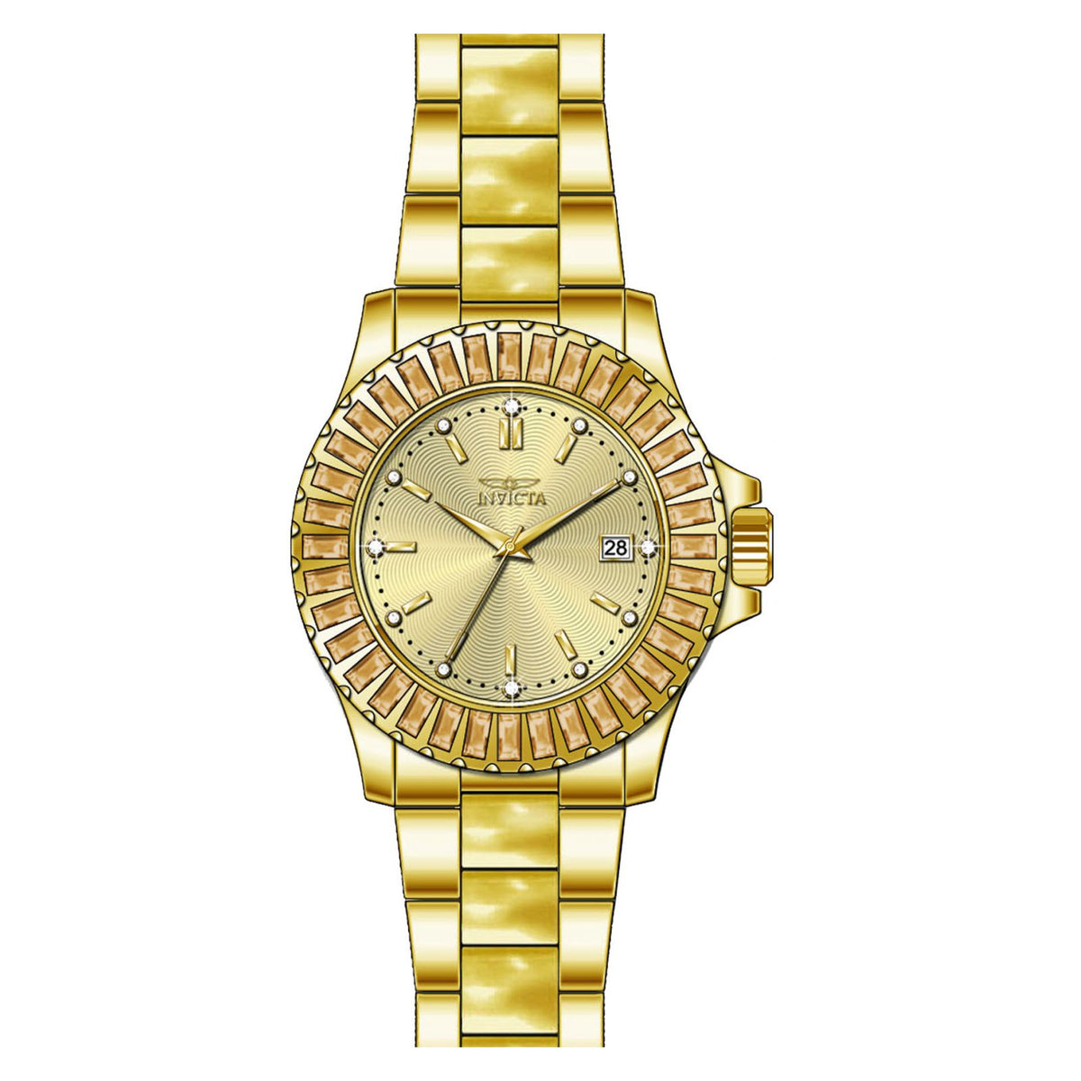 RELOJ  PARA MUJER INVICTA ANGEL 17941 - ORO