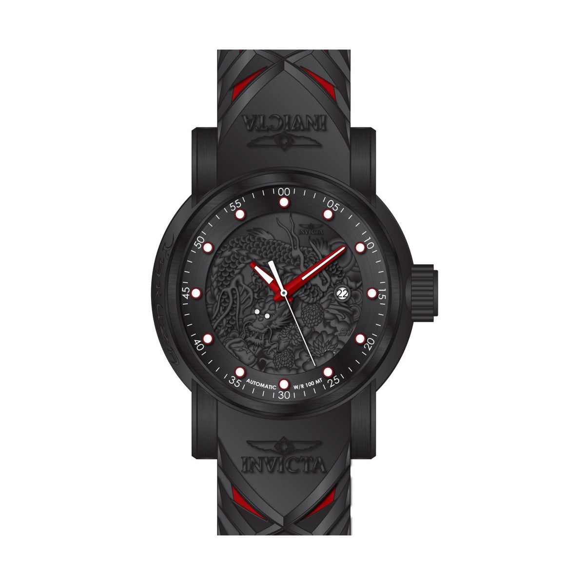 RELOJ DEPORTIVO PARA HOMBRE INVICTA S1 RALLY 18213 - NEGRO, ROJO