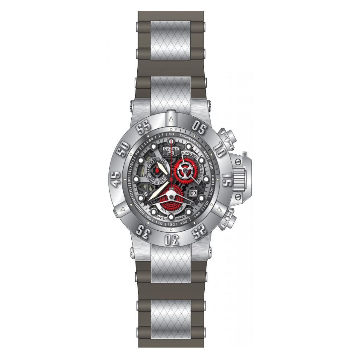 RELOJ  PARA HOMBRE INVICTA SUBAQUA 18525 - GRIS ACERO