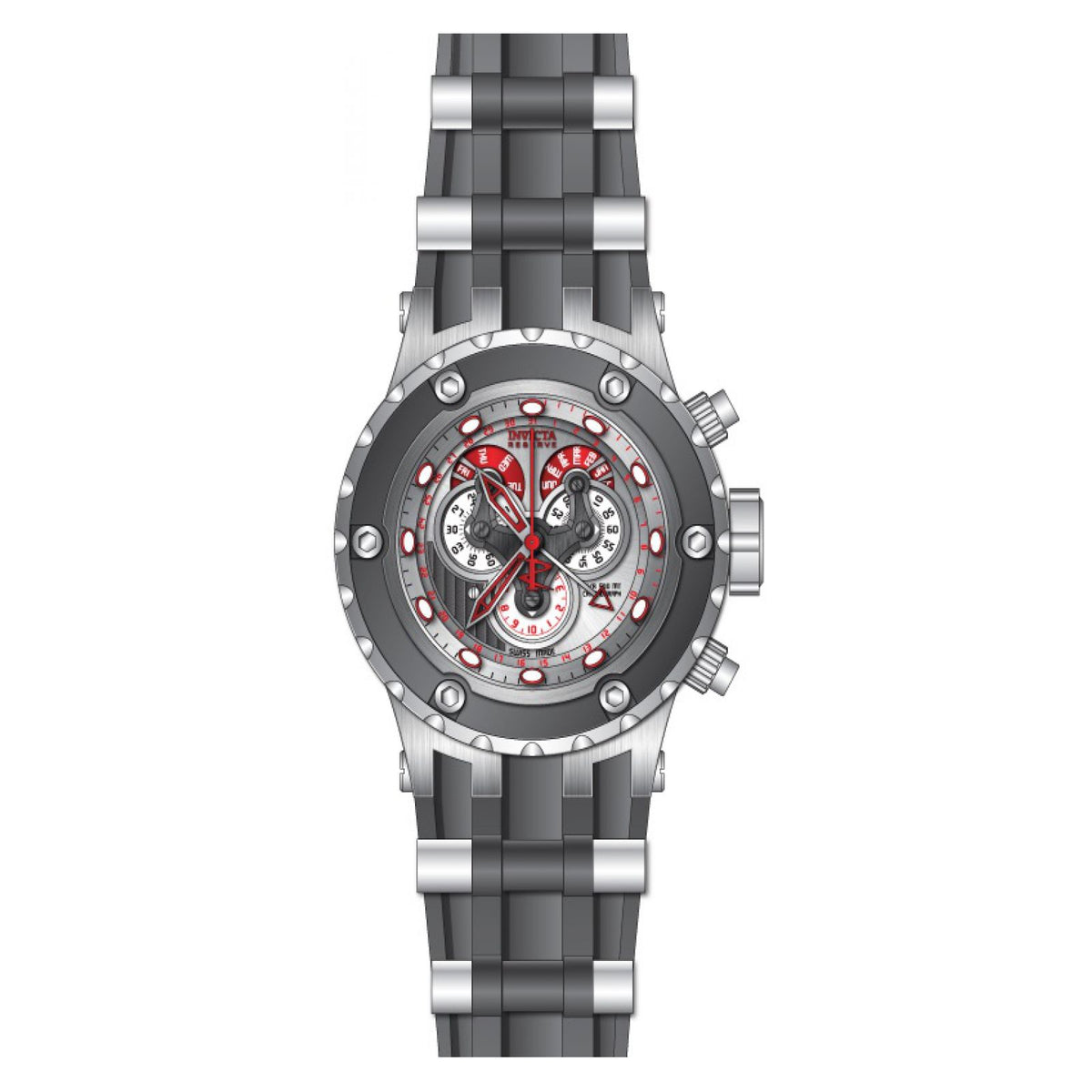 RELOJ  PARA HOMBRE INVICTA SUBAQUA 18539 - GRIS ACERO