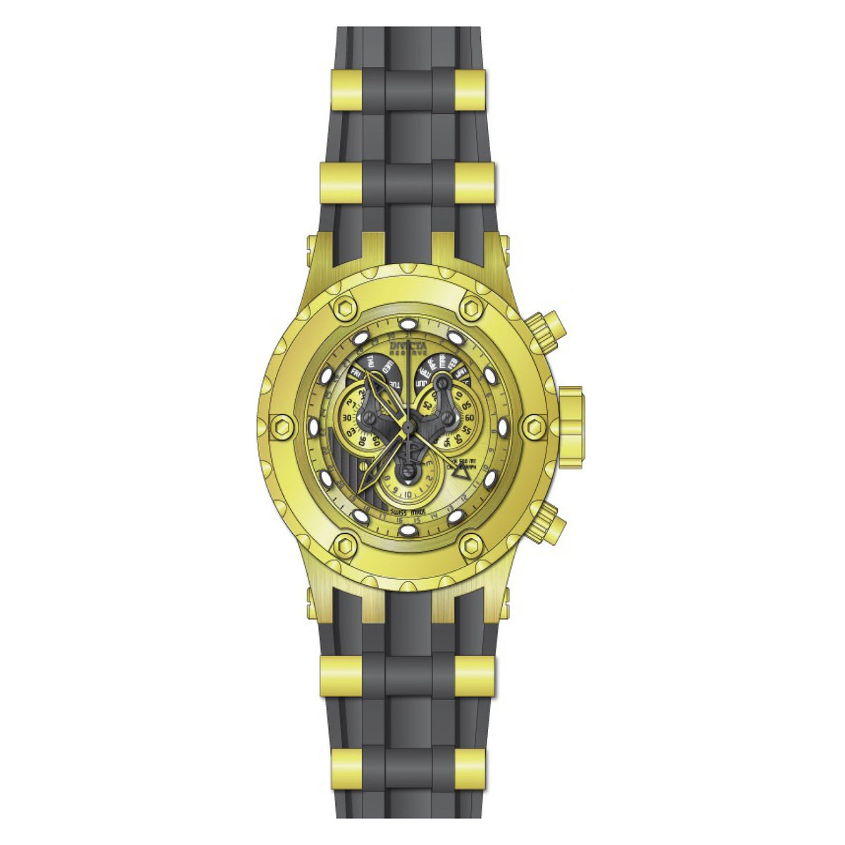 RELOJ  PARA HOMBRE INVICTA SUBAQUA 18545 - ORO GRIS