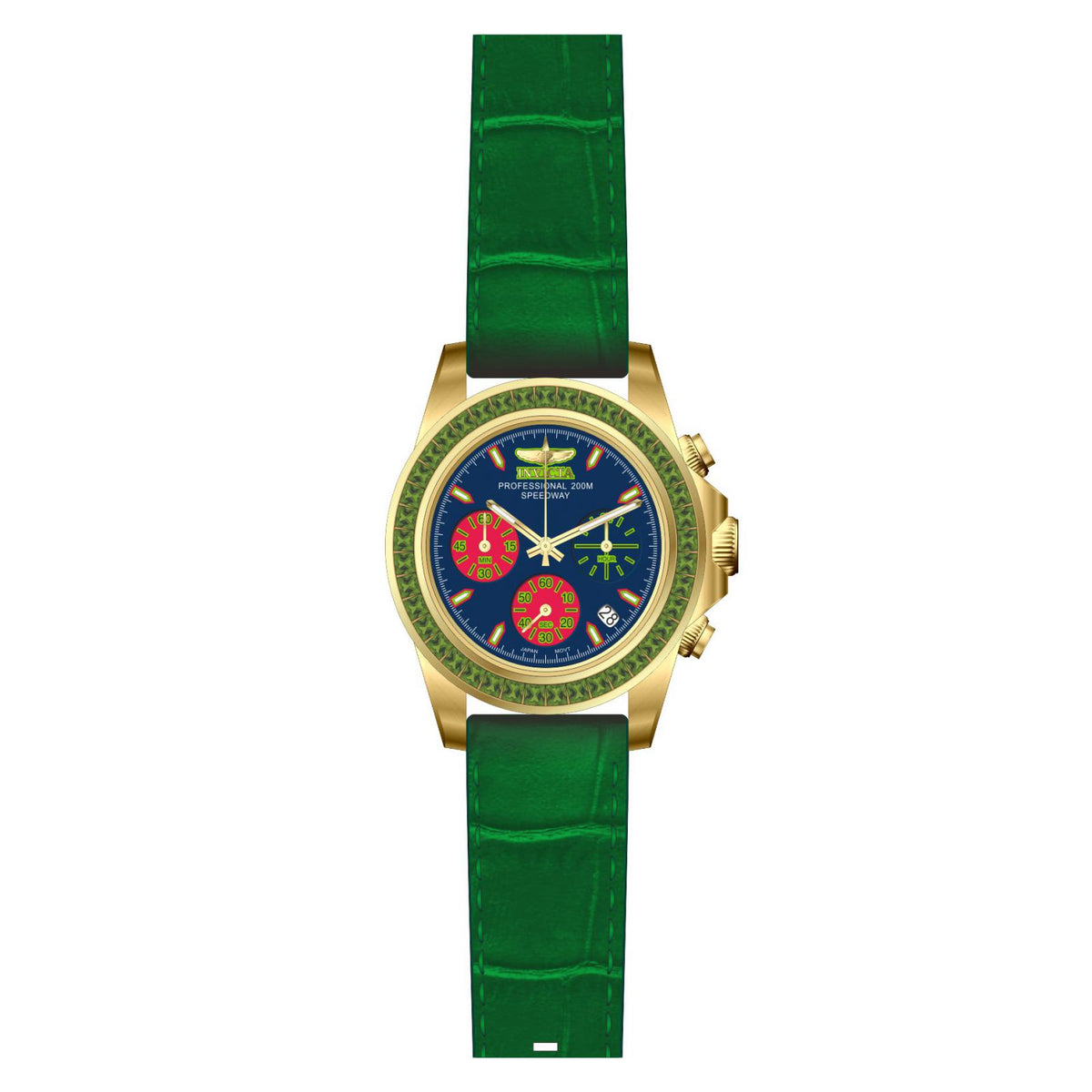 RELOJ CLÁSICO PARA MUJER INVICTA SPEEDWAY 18660 - VERDE