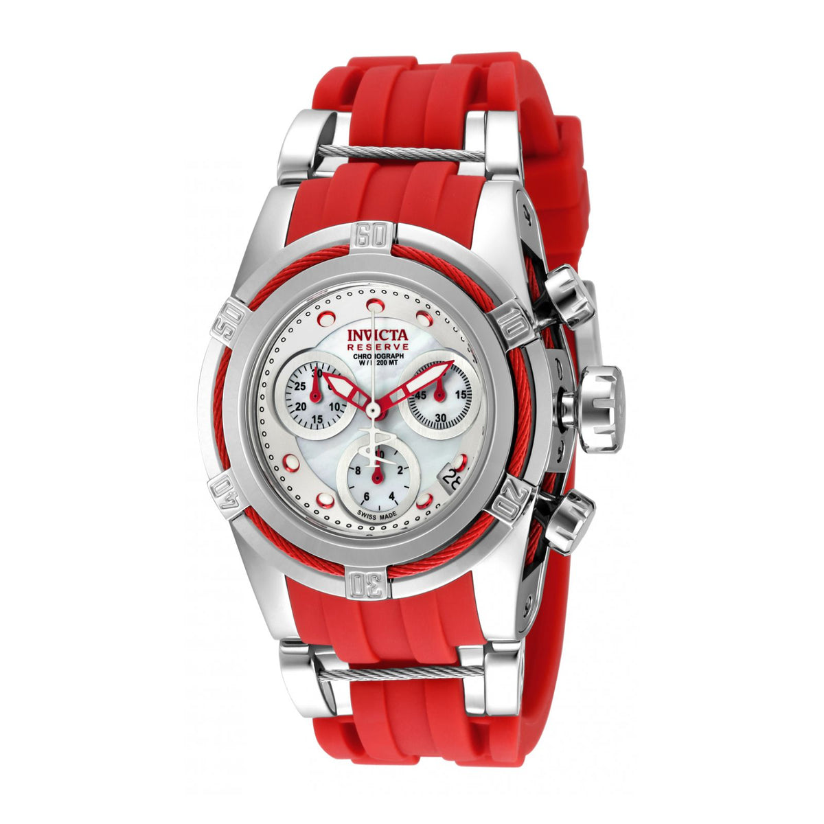 RELOJ  PARA MUJER INVICTA BOLT 18679 - ACERO, ROJO