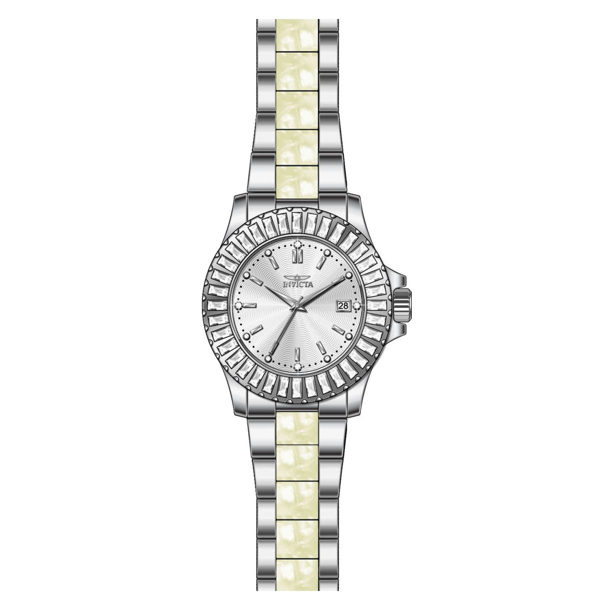 RELOJ  PARA MUJER INVICTA ANGEL 18874 - BLANCO, ACERO
