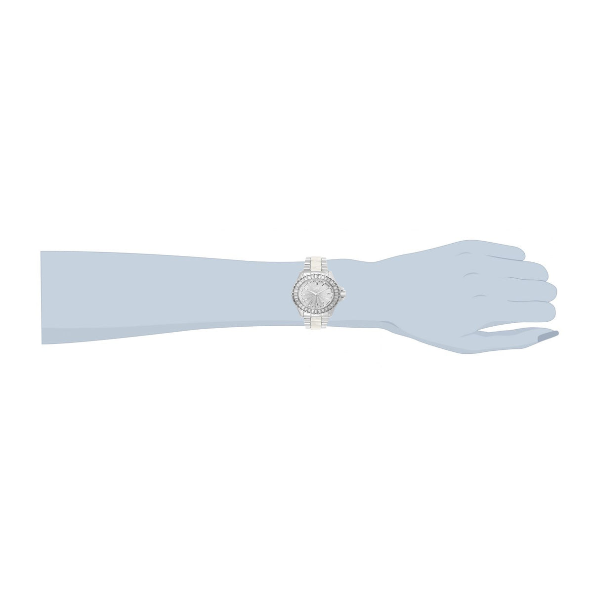 RELOJ  PARA MUJER INVICTA ANGEL 18874 - BLANCO, ACERO
