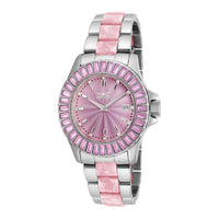 RELOJ  PARA MUJER INVICTA ANGEL 18875 - ROSA, PLATA