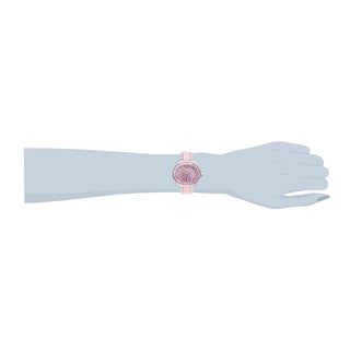 RELOJ  PARA MUJER INVICTA ANGEL 18875 - ROSA, PLATA