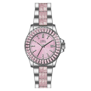 RELOJ  PARA MUJER INVICTA ANGEL 18875 - ROSA, PLATA