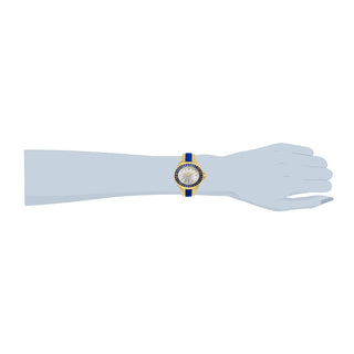 RELOJ  PARA MUJER INVICTA ANGEL 18878 - AZUL, ORO