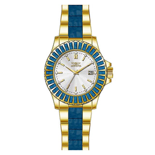 RELOJ  PARA MUJER INVICTA ANGEL 18878 - AZUL, ORO